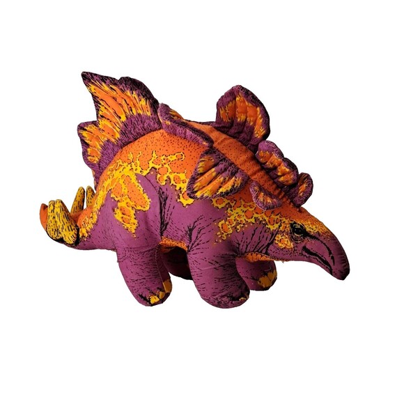 Vintage 1991 Great American Fun Phoenix Toys Dinosaur Stuffed Plush - Picture 1 of 9